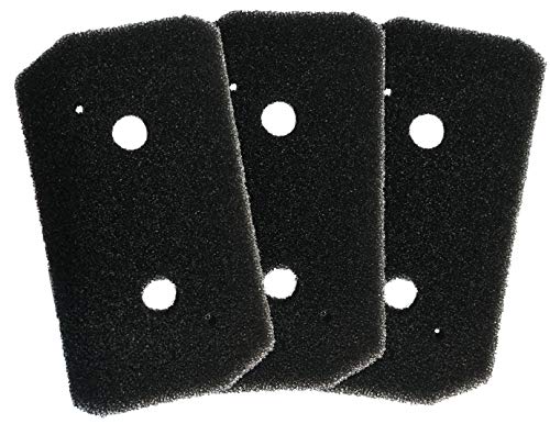 Comedes Schwammfilter kompatibel mit Bosch Trockner Wärmepumpentrockner | einsetzbar statt Bosch Filter 12007650 | Schaumfilter Sockelfilter Nachmotorfilter Ausblasfilter Wärmetauscher (3 Stück) von Comedes