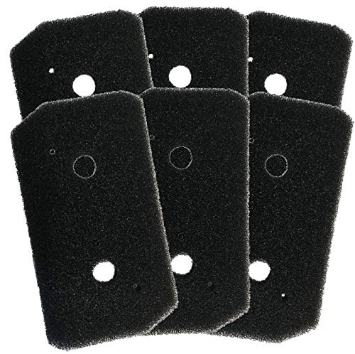 Comedes Schwammfilter kompatibel mit Bosch Trockner Wärmepumpentrockner | einsetzbar statt Bosch Filter 12007650 | Schaumfilter Sockelfilter Nachmotorfilter Ausblasfilter Wärmetauscher (6 Stück) von Comedes