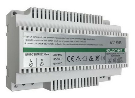 Comelit 1210A Netzgerät 2-Draht-System, 1 Steige Comelit 1210A Netzgerät 2-Draht-System, 1 Steige von Comelit