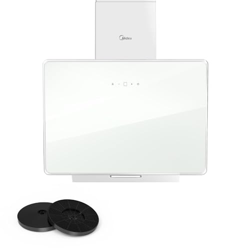 COMFEE' A+ Dunstabzugshaube 60cm CHK 3.6J64A1W Wandhaube aus gehärtetem Glas und Edelstahl mit Touchscreen, LED und Umluft- und Kanalsystem Wandmontierte Dunstabzugshaube, Weiß COMFEE' A+ Dunstabzugshaube 60cm CHK 3.6J64A1W Wandhaube aus gehärtetem Glas und Edelstahl mit Touchscreen, LED und Umluft- und Kanalsystem Wandmontierte Dunstabzugshaube, Weiß von Comfee