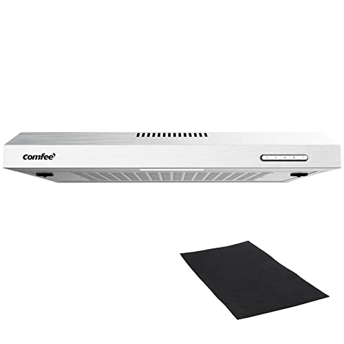 COMFEE' CHU 3.6F17BS 60cm Unterbauhauben Dunstabzugshaube Unterbau mit Edelstahl, abnehmbarem Aluminiumfilter, 200m³/h Luftstrom, 2 Stufen, 1 LED-Licht, Inox, Edelstahl Silber COMFEE' CHU 3.6F17BS 60cm Unterbauhauben Dunstabzugshaube Unterbau mit Edelstahl, abnehmbarem Aluminiumfilter, 200m³/h Luftstrom, 2 Stufen, 1 LED-Licht, Inox, Edelstahl Silber von Comfee