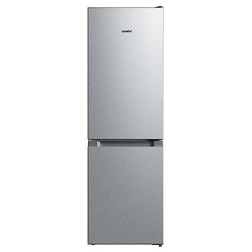 Comfee RCB169DS2(E) Kühl-/Gefrierkombination/150 cm Höhe/Low Frost/Einstellbare Kühlschranktemperatur/LED-Licht/195 kWh/Jahr/115L Kühlteil/59L Gefrierteil/Silber von Comfee