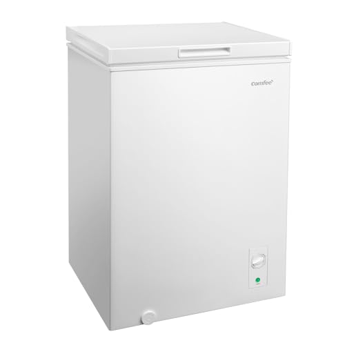 Comfee RCC102WH2EU(E) Freistehender Gefrierschrank, 99 l, umwandelbar zu Gefrierschrank/Kühlschrank, Inverter, 4 Sterne, Garagengeeignet, Weiß [Energieklasse E] von Comfee