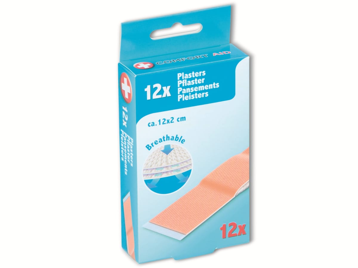 COMFORT AID Pflaster, 12 Stück, 6x2 cm COMFORT AID Pflaster, 12 Stück, 6x2 cm von Comfort Aid