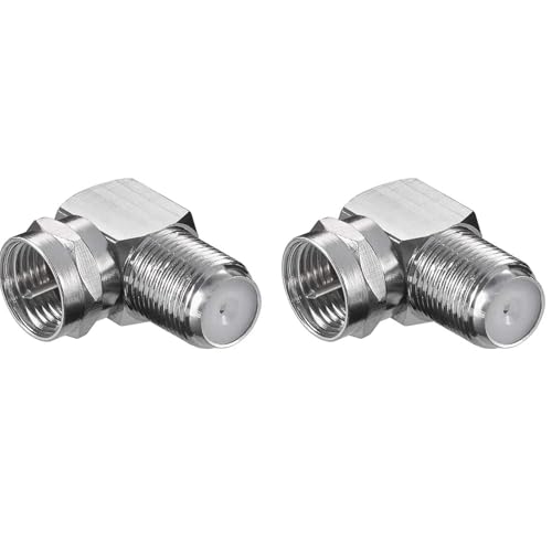 2 Stück F Stecker Winkel Sat Adapter F Winkelstecker Winkeladapter 90 Grad Sat Adapter für Antennenkabel Satellitenkabel Koaxialkabel 2 Stück F Stecker Winkel Sat Adapter F Winkelstecker Winkeladapter 90 Grad Sat Adapter für Antennenkabel Satellitenkabel Koaxialkabel von Comforty