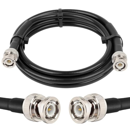 Comforty 50272 Kabel RG58 Koaxialkabel/BNC Stecker auf Stecker/Schwarz geschirmt Verlängerungskabel / 50 Ohm Koaxial Kabel Comforty 50272 Kabel RG58 Koaxialkabel/BNC Stecker auf Stecker/Schwarz geschirmt Verlängerungskabel / 50 Ohm Koaxial Kabel von Comforty