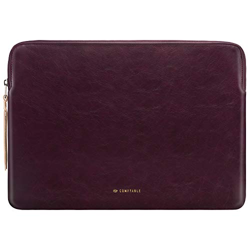 Comfyable Slim Laptop Sleeve Kompatibel mit 13 Zoll MacBook Pro 2022-2018 M2 A2338 M1 A2251 A2289 A2159 & MacBook Air M4 2025 A3240 M3 A3113 M2 A2681 M1 A2179 A1932, PU Leder Tasche Wasserdicht Etui Comfyable Slim Laptop Sleeve Kompatibel mit 13 Zoll MacBook Pro 2022-2018 M2 A2338 M1 A2251 A2289 A2159 & MacBook Air M4 2025 A3240 M3 A3113 M2 A2681 M1 A2179 A1932, PU Leder Tasche Wasserdicht Etui von Comfyable
