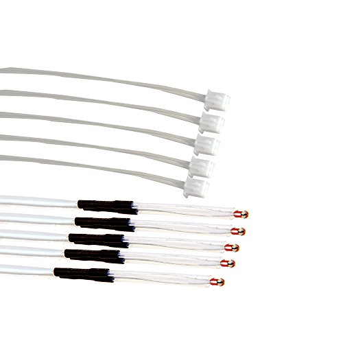 Comgrow 5PCS Creality 3D Drucker NTC Thermistor Temperatursensor 100K für Ender 3/Ender 3 Pro/Ender 5/CR-10/CR-10S von Comgrow