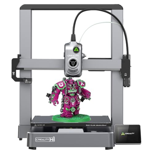 Creality Hi 3D Drucker, unterstützt Mehrfarbendruck benötigt CFS, 500mm/s Max Geschwindigkeit 95% Vormontage, XY Schritt-Servo Motor und Auto Leveling Bauvolumen 10.24×10.24×11.81 Zoll Creality Hi 3D Drucker, unterstützt Mehrfarbendruck benötigt CFS, 500mm/s Max Geschwindigkeit 95% Vormontage, XY Schritt-Servo Motor und Auto Leveling Bauvolumen 10.24×10.24×11.81 Zoll von Comgrow