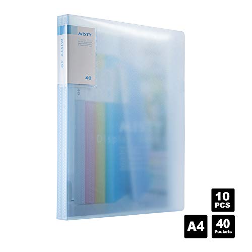Comix A4 Präsentationsanzeigebuch 40 Pockets 10-A416 (Blau) von Comix