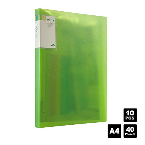 Comix A4 Präsentationsanzeigebuch 40 Pockets 10-A416 (grün) von Comix