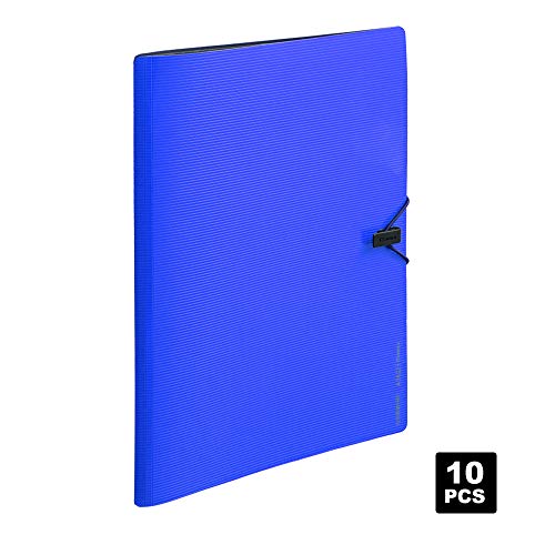 Comix Funktionale Taschenmappe 6 Taschen Klares Buchpaket 10-A7622 (Blau) von Comix