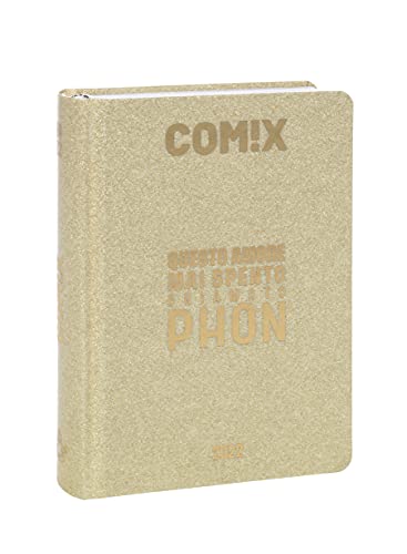 Kalender 2021-2022, 16 Monate, Standardformat Comix Gold Glitter Schriftzug Gold von Comix
