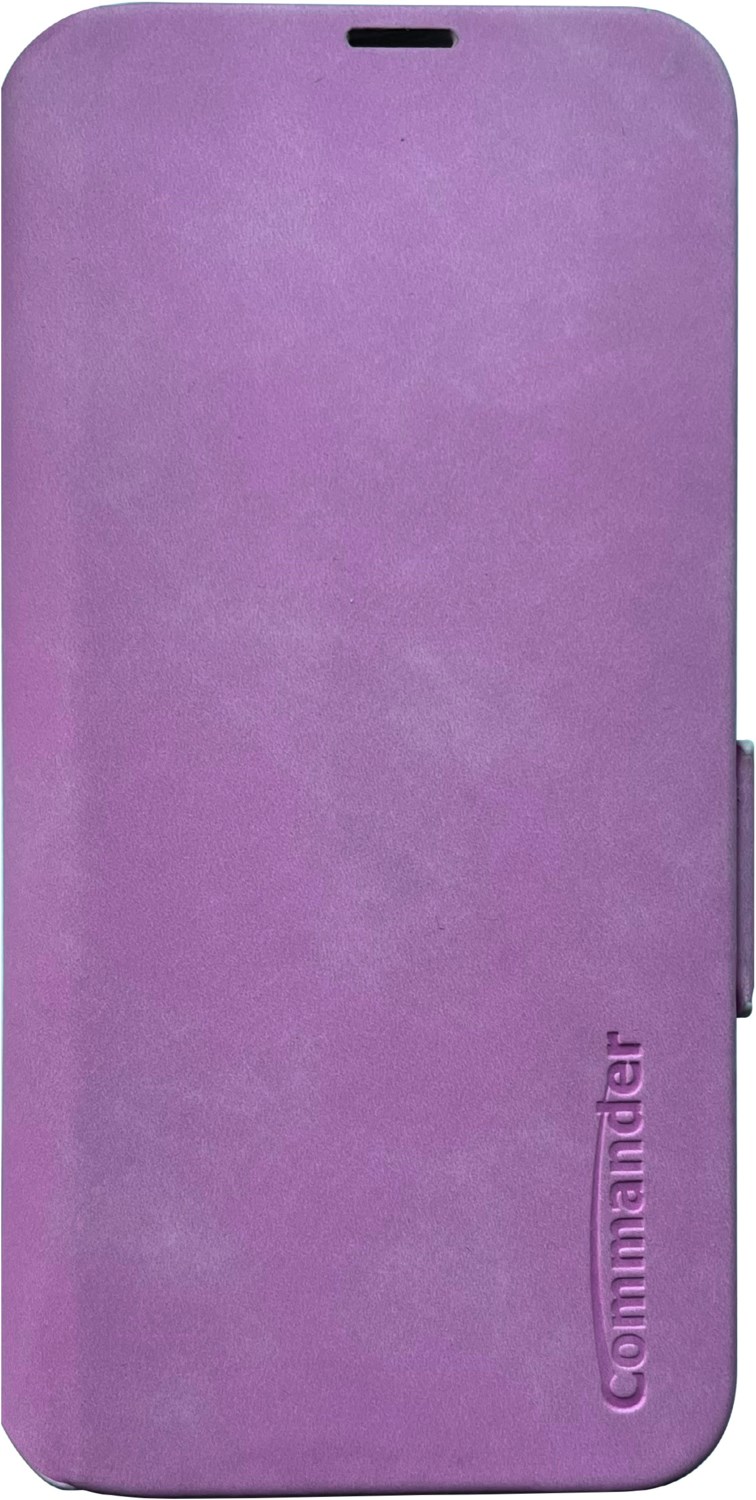 Book Case Elite Schutz-/Design-Cover für Galaxy A35 5G lila von Commander