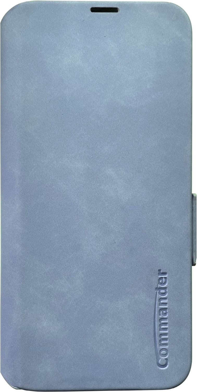 Book Case Elite für iPhone 15 Plus light blue von Commander