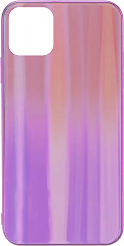 COMMANDER Glas Back Cover RAINBOW für Apple iPhone 11 Purple von Commander