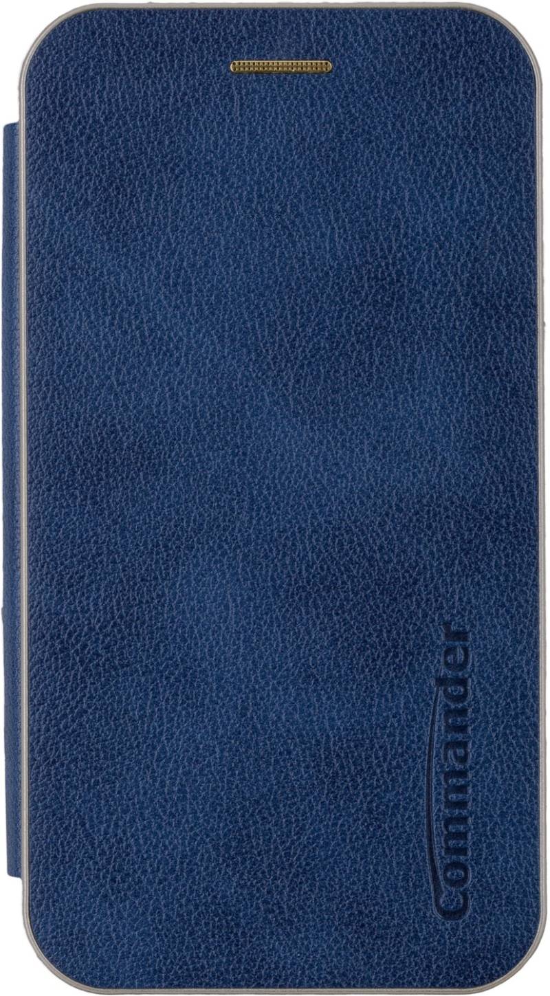 CURVE Book Case DELUXE für Galaxy A14 5G Elegant Royal Blue von Commander