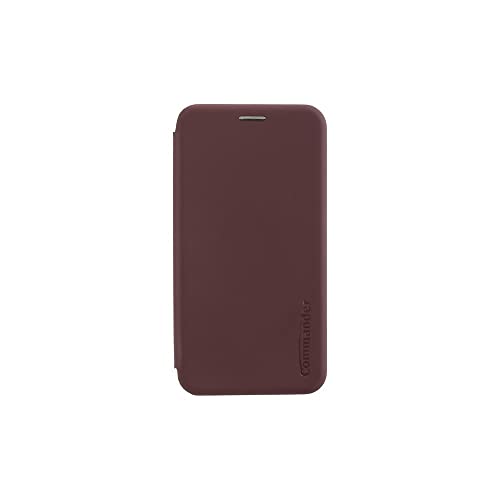 Commander Book Case Curve für Apple iPhone XR Soft Touch Bordeaux von Commander