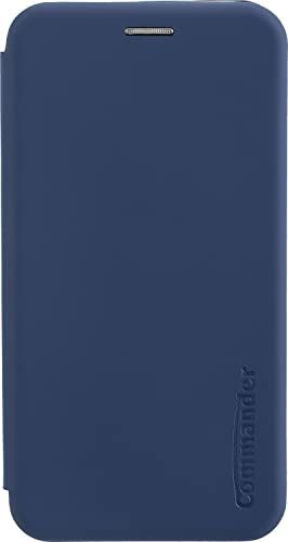 Commander Book Case Curve für Apple iPhone XR Soft Touch Maritim Blue 17053, Blau von Commander