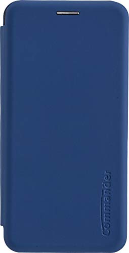 Commander Book Case Curve für Samsung A202 Galaxy A20e Soft Touch Maritim Blue 17596, Bunt von Commander