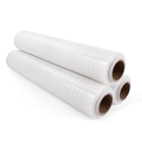 Commerline Stretchfolie-Wickelfolie Transparent 50cm 2500gr 12 Rolle-Umzugsfolie-Möbel Folie-Verpackungsfolie Commerline Stretchfolie-Wickelfolie Transparent 50cm 2500gr 12 Rolle-Umzugsfolie-Möbel Folie-Verpackungsfolie von Commerline