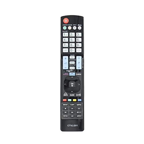 Common TV CTVLG01 Universal-Fernbedienung für LG TV-Fernbedienung, ohne Konfiguration, ergonomisch von Common TV