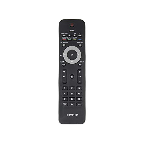 Common TV CTVPH01 Universal-Fernbedienung für Philips TV-Fernbedienung, ohne Konfiguration, ergonomisch Common TV CTVPH01 Universal-Fernbedienung für Philips TV-Fernbedienung, ohne Konfiguration, ergonomisch von Common TV