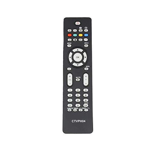 Common TV CTVPH04 Universal-Fernbedienung (kompatibel mit Philips Fernseher), Schwarz Common TV CTVPH04 Universal-Fernbedienung (kompatibel mit Philips Fernseher), Schwarz von Common TV