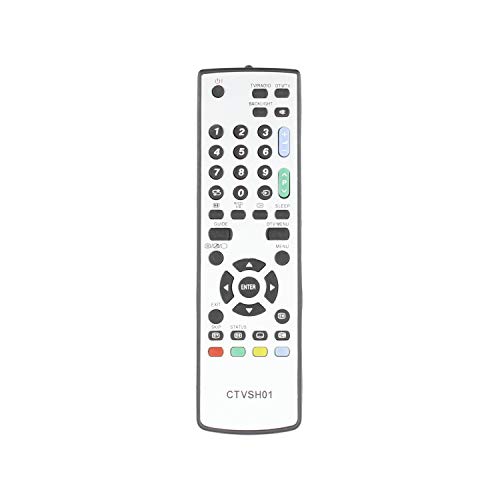 Common TV ctvsh01 – Universal-Fernbedienung (Kompatibel mit Sharp Fernseher) schwarz von Common TV