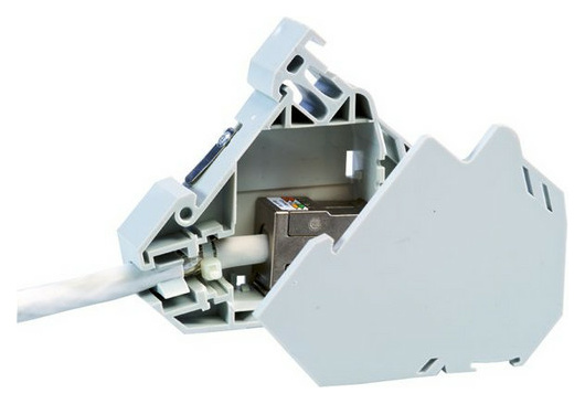 Commscope 1711897-1 Hutschienenadapter SL Jack von Commscope