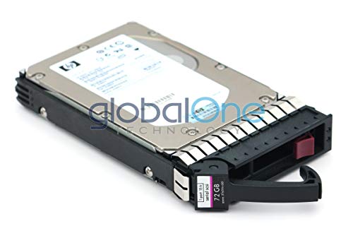 HP/Compaq DG146BABCF 146 GB 10000 U/min SAS Single Port 6,3 cm Festplatte mit Tablett. (Generalüberholt) von Compaq