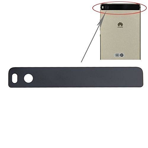 Ersatz-Gehäuse aus Glas für die Rückseite des Kameraobjektivs + doppelseitiges Klebeband, kompatibel mit Huawei Ascend P8 5,2 Zoll GRA L09, Schwarz von Compatibile