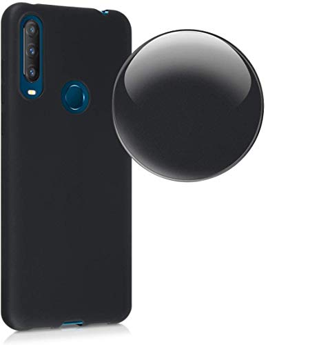 Kompatibel Für ALCATEL 1SE 5030D Tastenabdeckung Cover Schutz Gel Silikon TPU Weich Matte Ultra Soft Slim Case Waldgrün schwarz von Compatibile