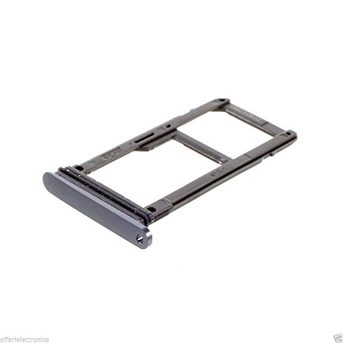 SIM-Kartenhalter und Speicherkartenhalter kompatibel mit Samsung Galaxy S7 G930 G930F "schwarz" von Compatibile
