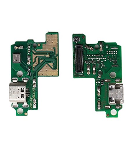 Ersatzteil kompatibel mit Huawei P10 Lite WAS-LX1 WAS-LX1A Flex-Flachschaltung, Dockingstation, Anschluss für Klinkenstecker, Mikro-USB, Ladeschale + Mikrofon von COMPATIBILE
