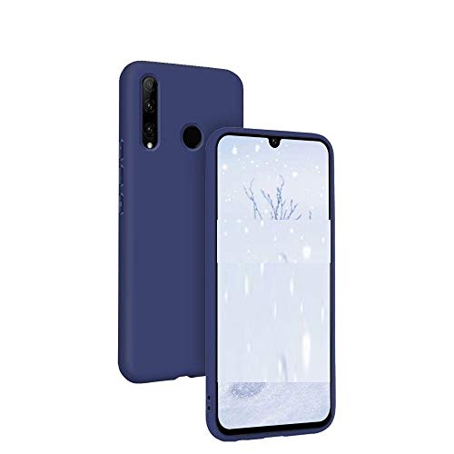 kompatibel für Samsung Galaxy A20E (5.8) SM-A202F sm-a202f/ds Handyhülle Cover Soft CASE Cover Soft SILIKONGEL Soft TPU + Film stoßfest 9H Tempered Glass (blau) von generale