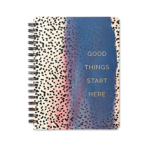 Compendium Spiral-Notizbuch – Good Things Start Here – ein Designer-Spiral-Notizbuch mit 192 linierten Seiten, liniert, 18 cm B x 24 cm H Compendium Spiral-Notizbuch – Good Things Start Here – ein Designer-Spiral-Notizbuch mit 192 linierten Seiten, liniert, 18 cm B x 24 cm H von Compendium