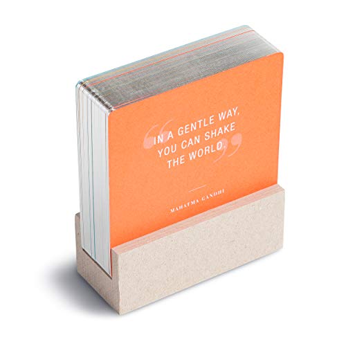 Compendium Weekly Reflections Card Set — 52 Inspiring Quotes, One Card for Each Week of the Year, Includes Desktop Display Stand von Compendium