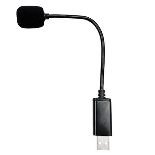 Comphic Tragbares USB-Mikrofon, verstellbar, Mini-USB-Mikrofon, Geräuschunterdrückung, für Laptop/Computer PC von Comphic