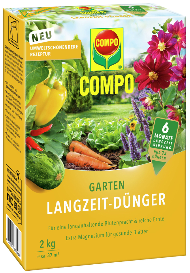 COMPO Garten Langzeit-Dünger, 2 kg von Compo