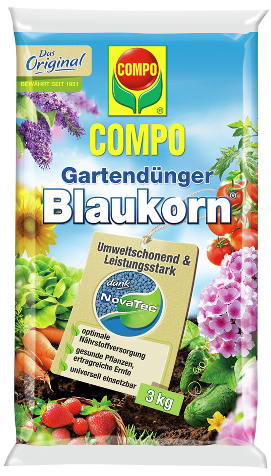 COMPO Gartendünger Blaukorn NovaTec, 3 kg von Compo
