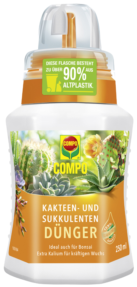 COMPO Kakteen- und Sukkulentendünger, 250 ml Dosierflasche von Compo