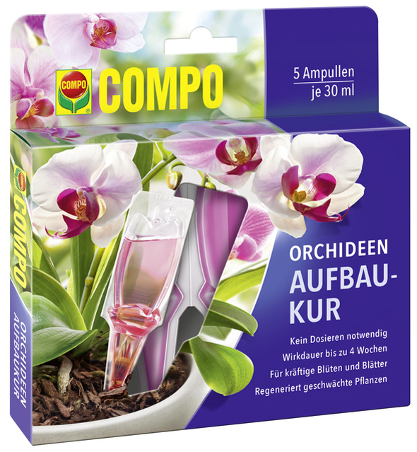 COMPO Orchideen Aufbaukur, 5 x 30 ml von Compo