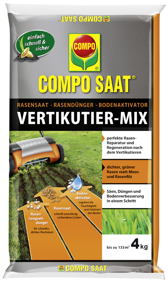 COMPO SAAT Vertikutier-Mix, 7,5 kg für bis zu 250 qm von Compo