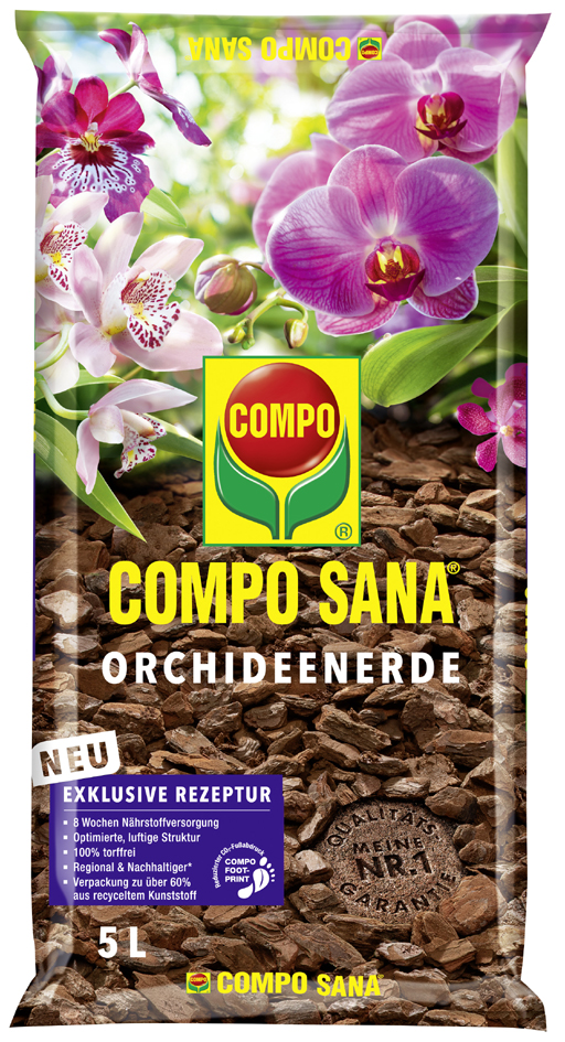 COMPO SANA Orchideenerde, 10 Liter von Compo