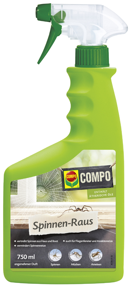 COMPO Vertreibemittel Spinnen-Raus, 750 ml COMPO Vertreibemittel Spinnen-Raus, 750 ml von Compo