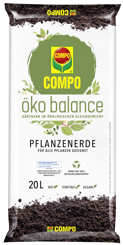 COMPO öko balance Pflanzenerde, 20 Liter von Compo