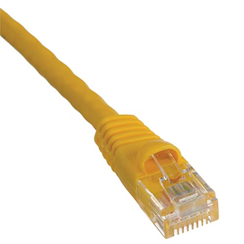 Umfassende Kabel 50 'CAT5e Patchkabel (Snagless, 350 MHz, gelb (CAT5–350–50ylw) von Comprehensive Cable