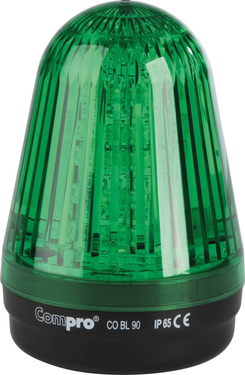 COBL90GL0243F - LED-Signalleuchte CO BL 90, grün, 3 F von Compro