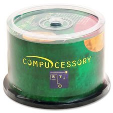 CD-R 52x, 700MB/80min, Marken, 50 Stück pro Packung 2-Pack von Compucessory